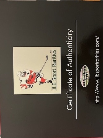 Certificate of Authenticity